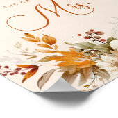 Poster Chute combien de baisers nuptiale douche jeu (Coin)