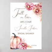 Poster Chute d'amour boho signe de bienvenue (Devant)