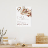 Poster Chute d'amour rustique fleurie douche nuptiale bie (Cuisine)