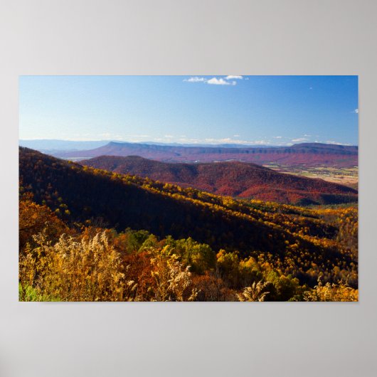 Poster Chute dans la vallée de Shenandoah, Virginie (Devant)