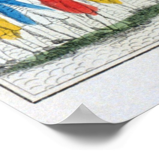 Poster Chute de la Bastille (Coin)