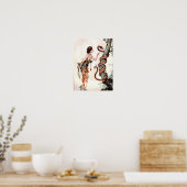 Poster Chute de l'homme - Satan (Cuisine)