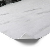 Poster Chute de neige à Montréal, Québec (Coin)