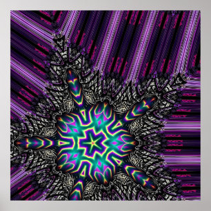 Poster Chute de neige ambiante - Ken Gage Art