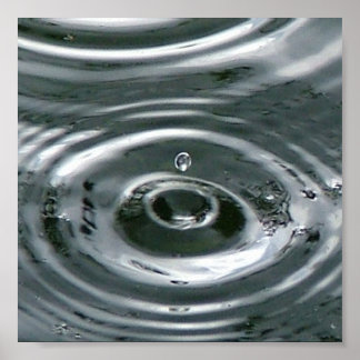 Poster Chute de pluie