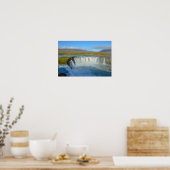 Poster Chute d'eau de Godafoss, Islande (Cuisine)