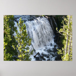 Poster Chute d'eau de Yellowstone