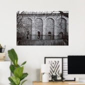 Poster Chute d'eau du canal (Bureau à domicile)