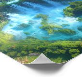 Poster Chute d'eau envoûtante (Coin)