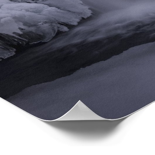 Poster Chute d'eau gelée (Coin)