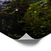 Poster Chute D'Eau Vue Du Dessus (Coin)
