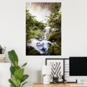 Poster Chute D'Eau Vue Du Dessus (Bureau à domicile)