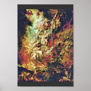 Poster Chute D'Enfer Des Damnés Par Rubens Peter Paul