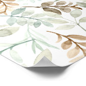 Poster Chute des feuilles (Coin)