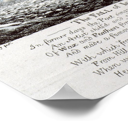 Poster Chute d'Icarus, 1807 (Coin)