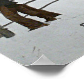 Poster "Chute du cowboy" par Frederic Remington (Coin)