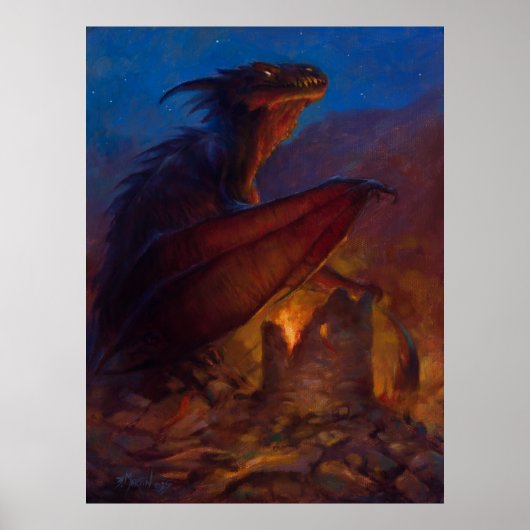 Poster Chute du roi rouge (Devant)