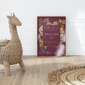 Poster Chute en Amour Bourgogne Automne Elégance avec Flo