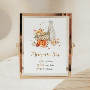 Poster Chute En Amour Orange Citrouille Maman Osa Bar Sig