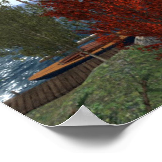 Poster Chute en fer à cheval (Coin)