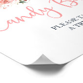 Poster Chute Floral Petit Citrouille Douche Barre-Bonus (Coin)