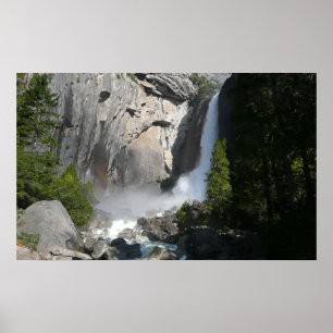 Poster Chute inférieure de Yosemite au sentier de Lower Y