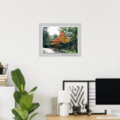 Poster Chute le long de l'Eau de Leith - Edimbourg (Bureau à domicile)