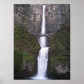 Poster Chute Multnomah Scénique Photographique (Devant)