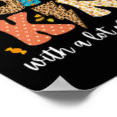 Poster Chute Petit Citrouille Avec Beaucoup D'Épices Hall (Coin)