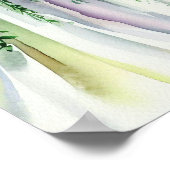 Poster Chute radiante, Bouquet en cascade nuptiale 1, (Coin)