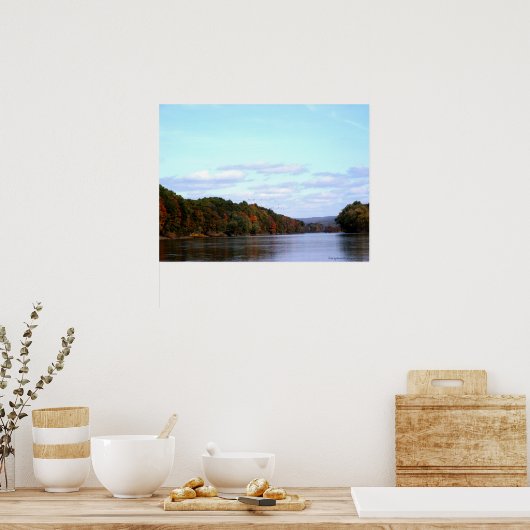 Poster Chute sur le fleuve Delaware (Cuisine)