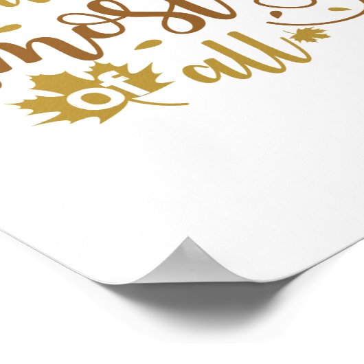 Poster "Chute, surtout (Coin)