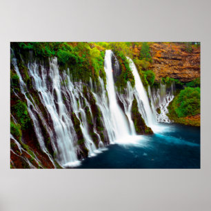 Poster Chutes Burney, Mcarthur-Burney Falls Memorial