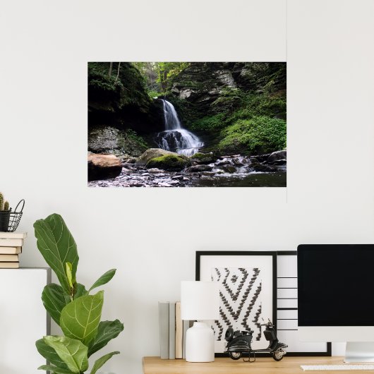 Poster Chutes Bushkill (Bureau à domicile)