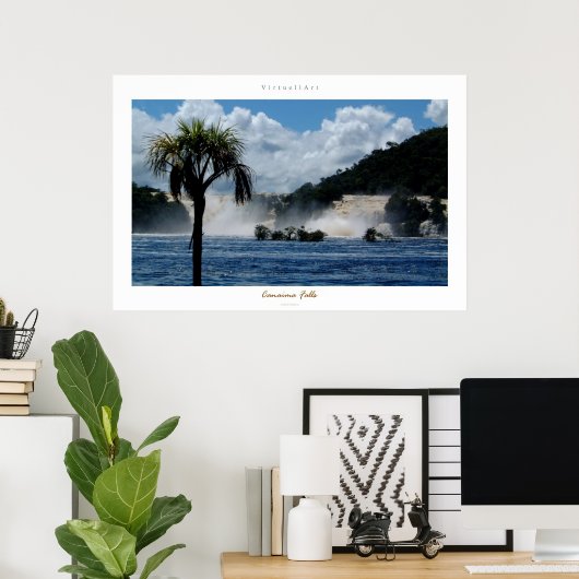 Poster Chutes Canaima (Bureau à domicile)