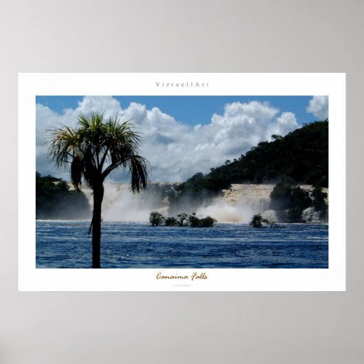 Poster Chutes Canaima (Devant)