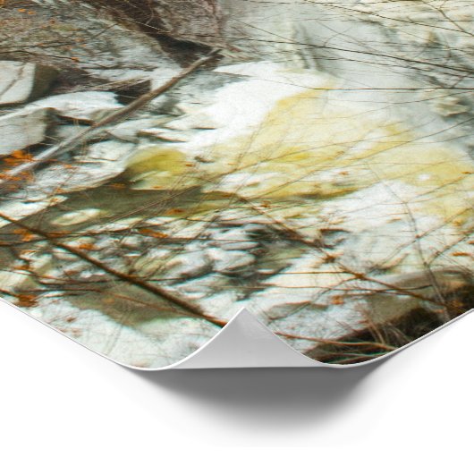 Poster Chutes de Brandywine en hiver, Ohio (Coin)