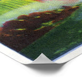 Poster Chutes de fer à cheval illuminées à la nuit # 2 (Coin)