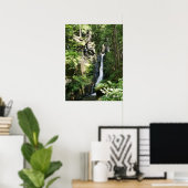 Poster Chutes de fils d'argent (Bureau à domicile)