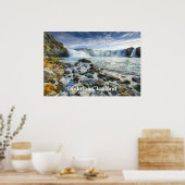 Poster Chutes de Godafoss, Islande (Cuisine)