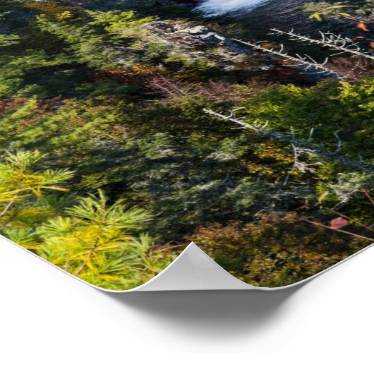 Poster Chutes de Linville (Coin)