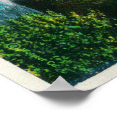 Poster Chutes de Multnomah sur la rivière Columbia (Coin)