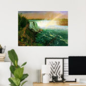Poster Chutes de Niagra par Bierstadt (Bureau à domicile)