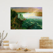 Poster Chutes de Niagra par Bierstadt (Cuisine)