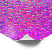 Poster Chutes de pluie colorées (Coin)