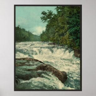 Poster Chutes de Raquette sur la rivière Raquette