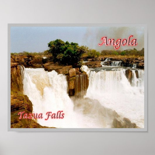 Poster Chutes de Tazua - (Devant)
