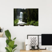 Poster Chutes de Virginie au parc national Glacier (Bureau à domicile)
