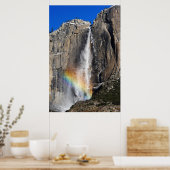 Poster Chutes de Yosemite avec arc-en-ciel (Cuisine)