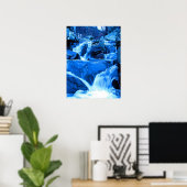 Poster Chutes d'eau (Bureau à domicile)